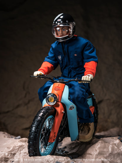 PRE ORDER – 1/6 SUPER CUB SCRAMBLER MOTORCYCLE FB-10134B2 + REAR RACK FB-10147-3-1