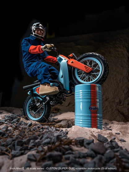 PRE ORDER – 1/6 SUPER CUB SCRAMBLER MOTORCYCLE FB-10134B2 + REAR RACK FB-10147-3-1