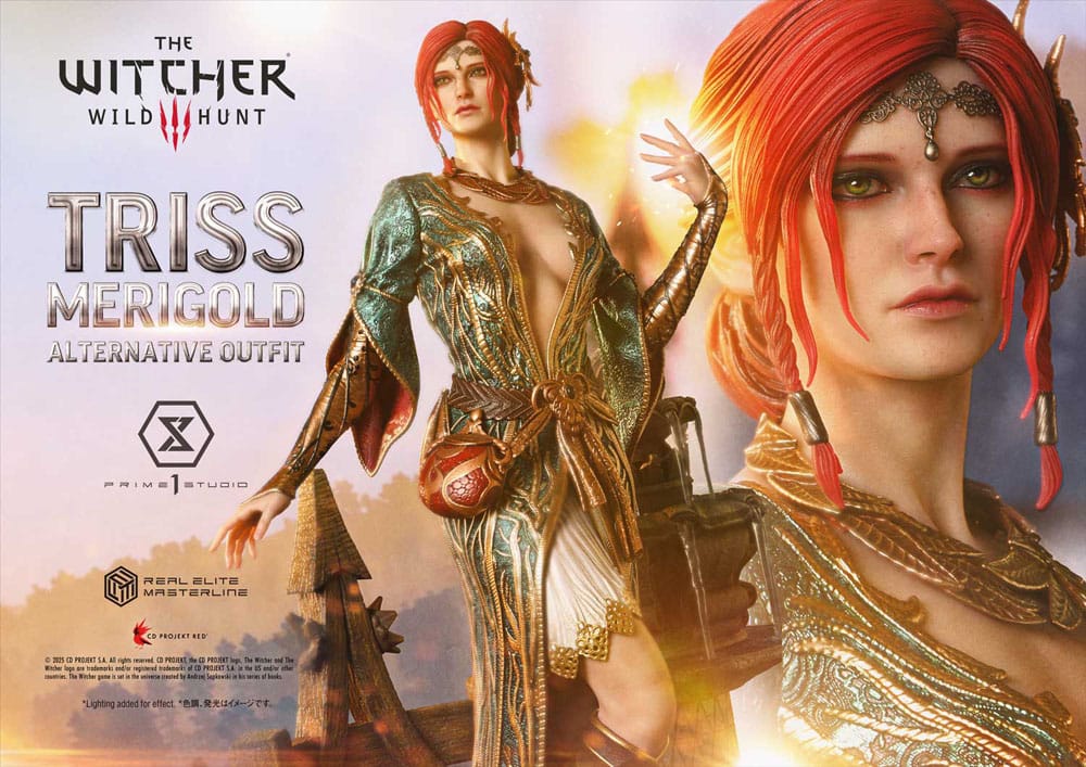 PRE ORDER – 1/4 REAL ELITE MASTERLINE THE WITCHER 3: WILD HUNT TRISS MERIGOLD ALTERNATIVE OUTFIT BONUS VERSION