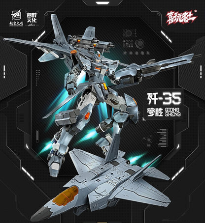 BACK ORDER – 1/100 XIWANSHE X YUENYE J-35 QIONG SHENG - DUAL CHANGER MODEL KIT
