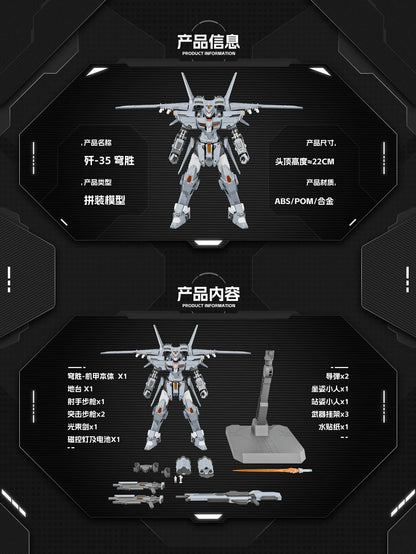 BACK ORDER – 1/100 XIWANSHE X YUENYE J-35 QIONG SHENG - DUAL CHANGER MODEL KIT