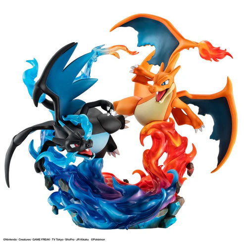 PRE ORDER – G.E.M. EX SERIES: POKÉMON - MEGA CHARIZARD X & MEGA CHARIZARD Y (WITH GIFT)