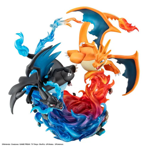 BACK ORDER – G.E.M. EX SERIES: POKÉMON - MEGA CHARIZARD X & MEGA CHARIZARD Y