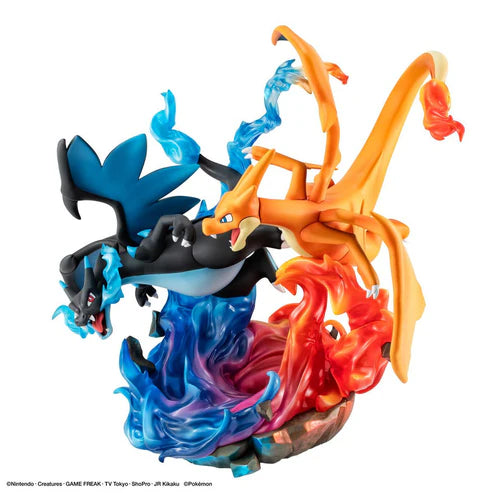 BACK ORDER – G.E.M. EX SERIES: POKÉMON - MEGA CHARIZARD X & MEGA CHARIZARD Y