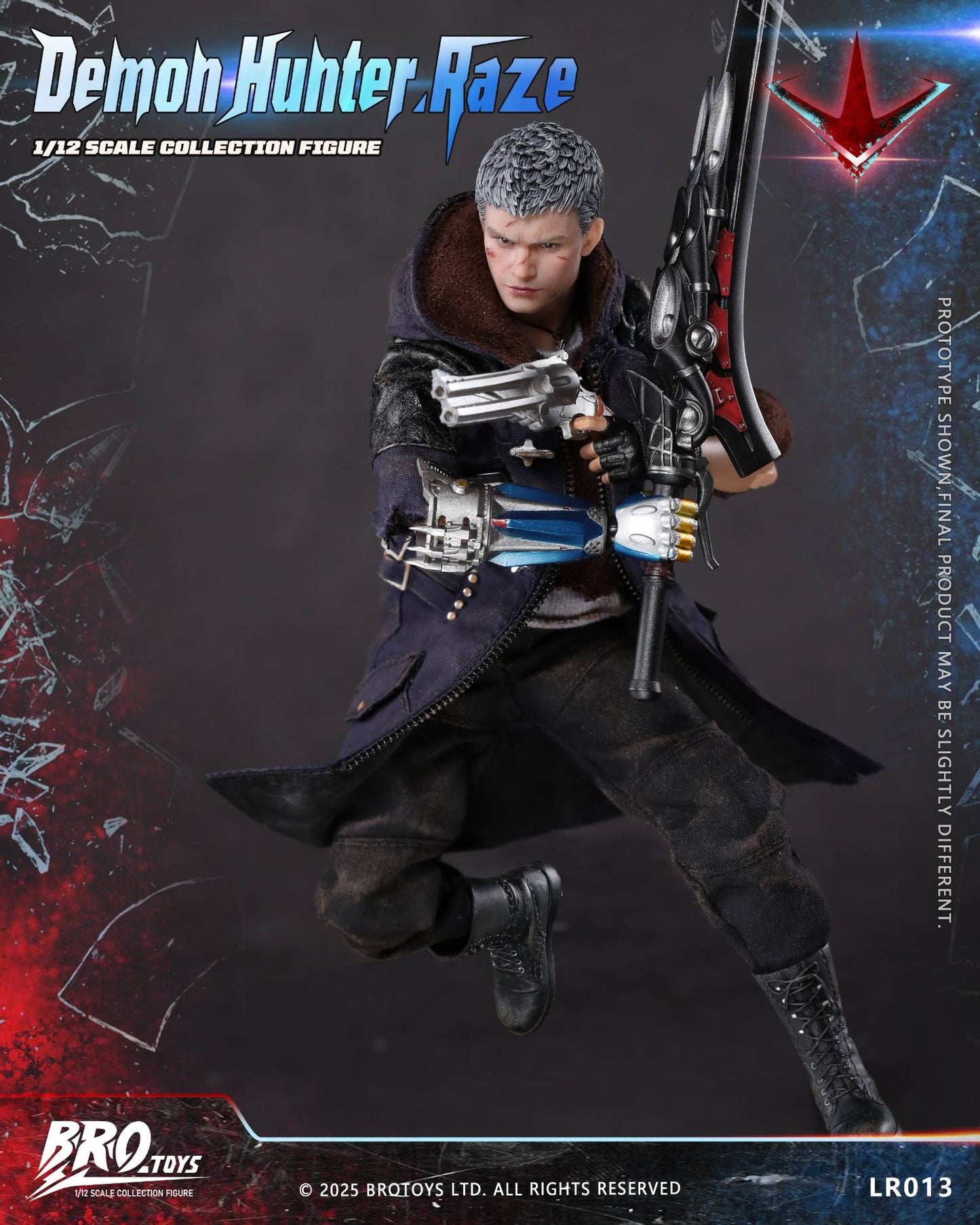 PRE ORDER – 1/12 BROTOYS LR013 DEMON HUNTER RAZE