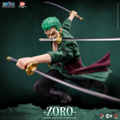 PRE ORDER – PIXEL POSES | COSMIC CREATIONS × JIMEI PALACE 1/6 ONE PIECE RORONOA ZORO ACTION FIGURE OVERSEAS VERSION PP-200595 DELUXE EDITION