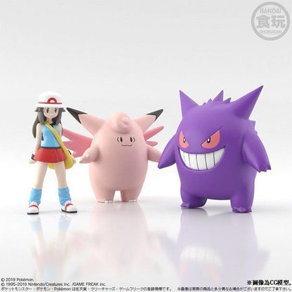 BACK ORDER – POKÉMON SCALE WORLD KANTO REGION LEAF & CLEFABLE & GENGAR W/O GUM(RE-OFFER)