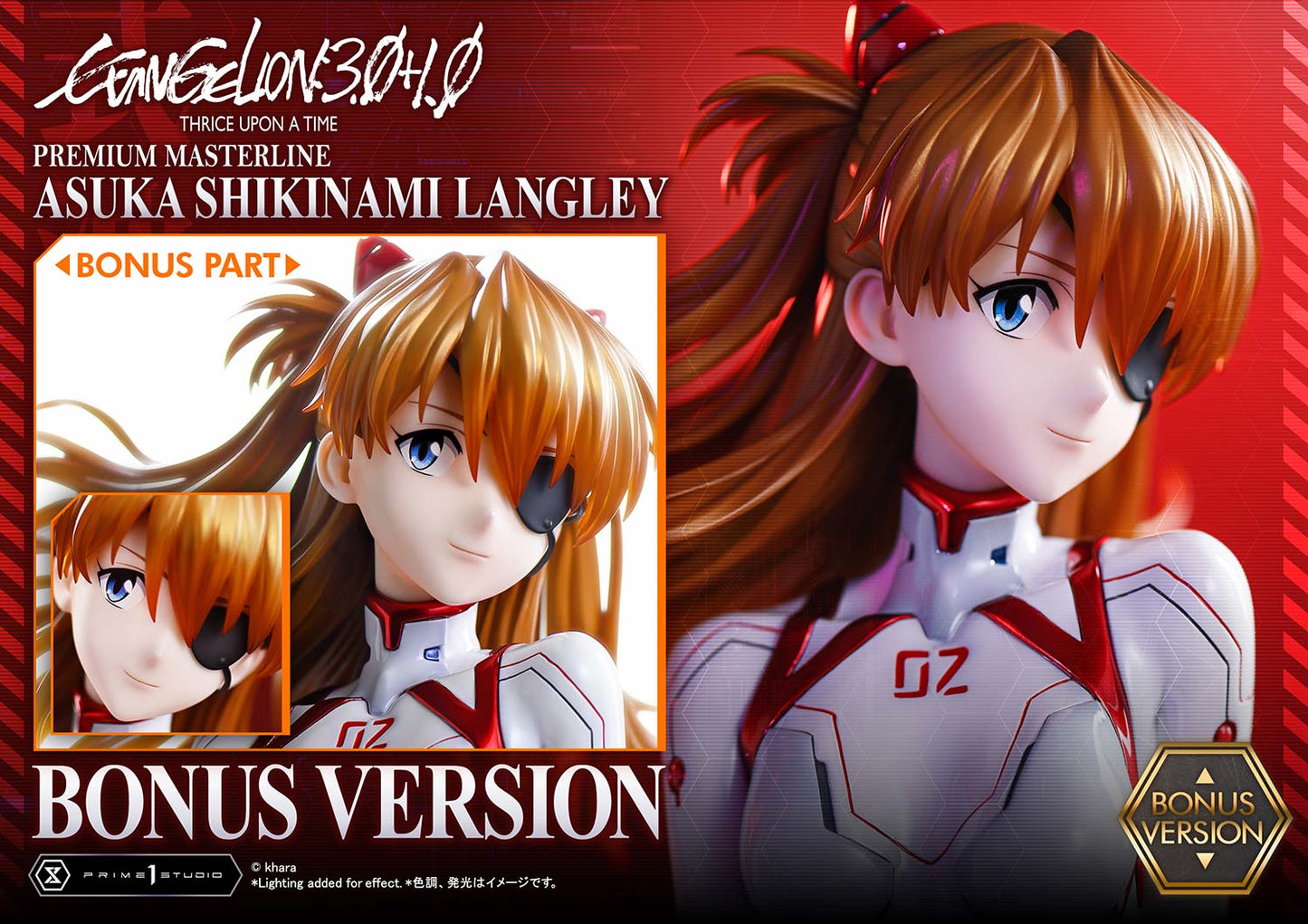 PRE ORDER – 1/4  PREMIUM MASTERLINE EVANGELION: 3.0+1.0 THRICE UPON A TIME ASUKA SHIKINAMI LANGLEY BONUS VERSION