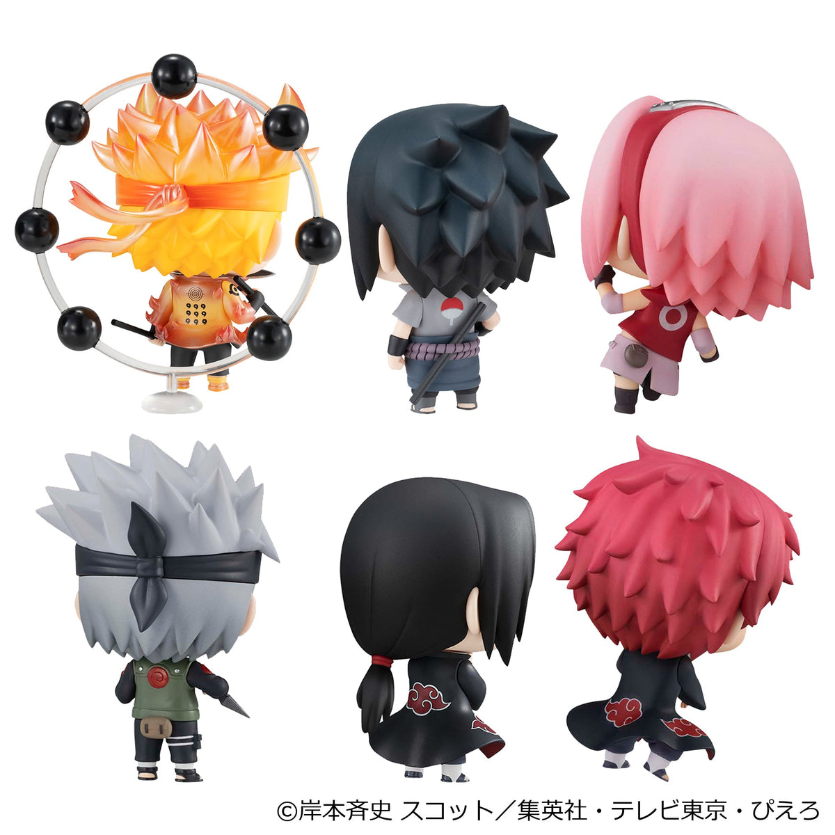 PRE ORDER – CHIMIMEGA SERIES NARUTO SHIPPUDEN MASCOT COLLECTION 1 (BOX OF 6)