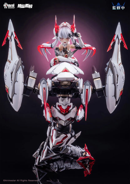 PRE ORDER – 1/12 NUCLEAR GOLD RECONSTRUCTION POLARIS STAR WHITE ARTICULATED PLASTIC MODEL KIT