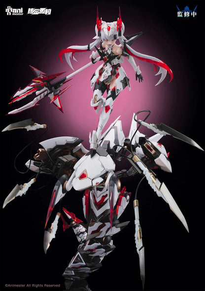 PRE ORDER – 1/12 NUCLEAR GOLD RECONSTRUCTION POLARIS STAR WHITE ARTICULATED PLASTIC MODEL KIT