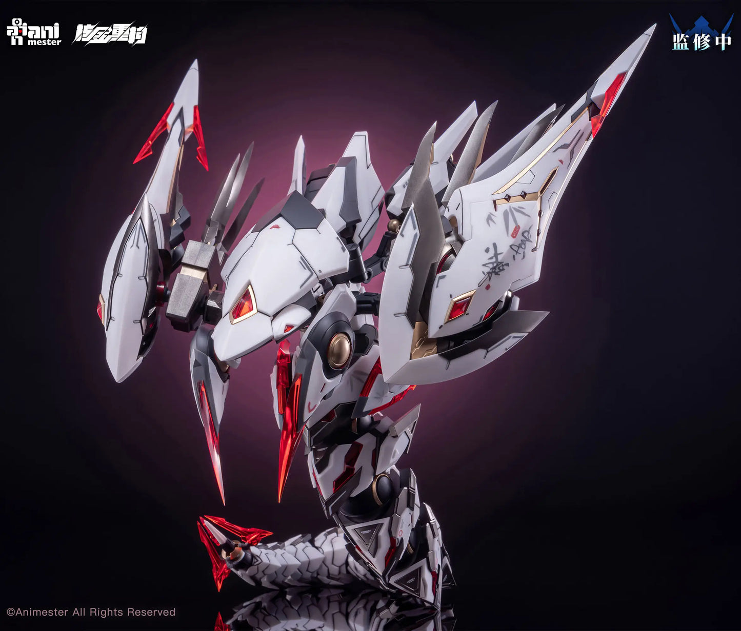 PRE ORDER – 1/12 NUCLEAR GOLD RECONSTRUCTION POLARIS STAR WHITE ARTICULATED PLASTIC MODEL KIT