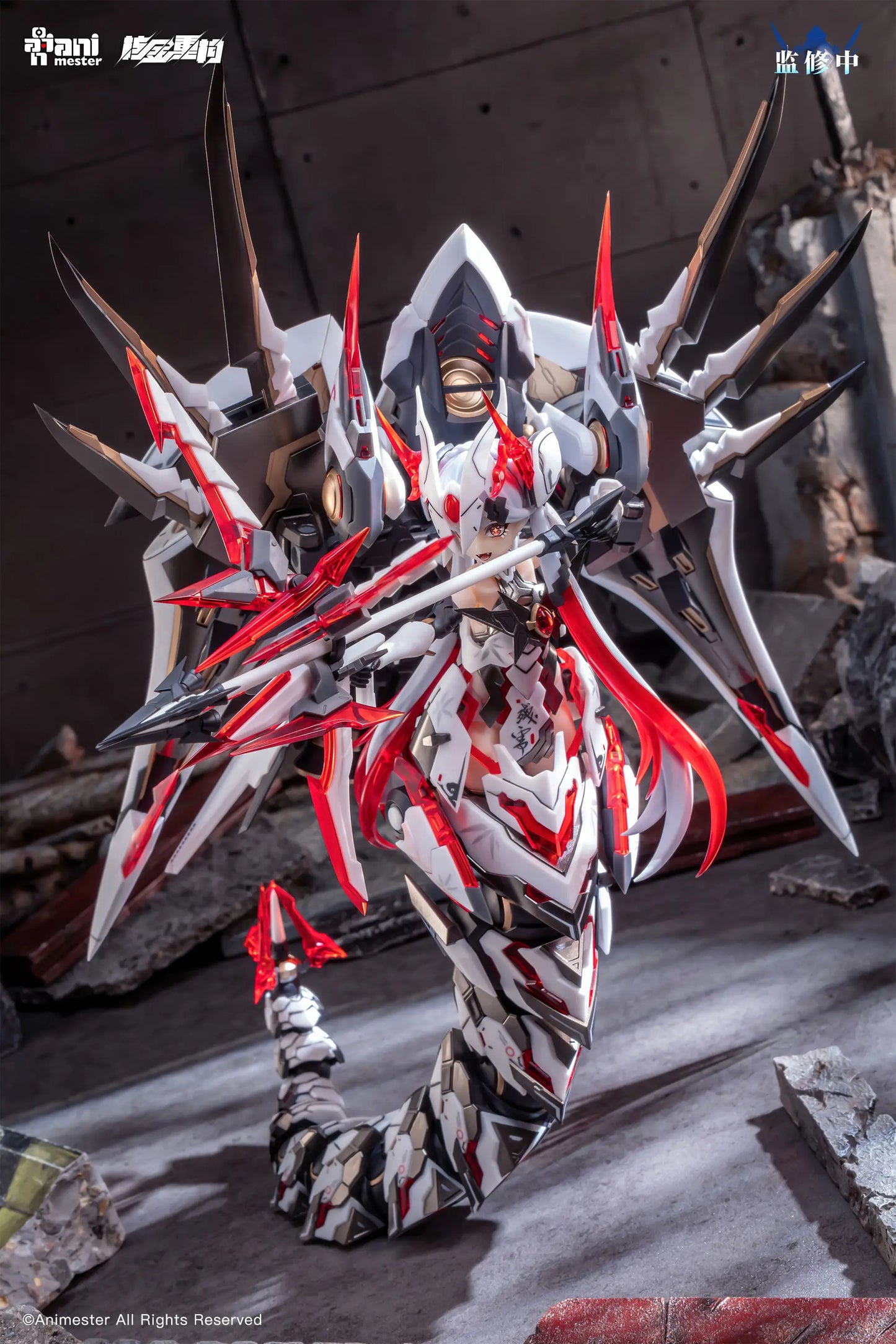 PRE ORDER – 1/12 NUCLEAR GOLD RECONSTRUCTION POLARIS STAR WHITE ARTICULATED PLASTIC MODEL KIT