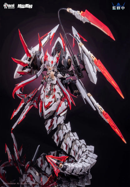 PRE ORDER – 1/12 NUCLEAR GOLD RECONSTRUCTION POLARIS STAR WHITE ARTICULATED PLASTIC MODEL KIT