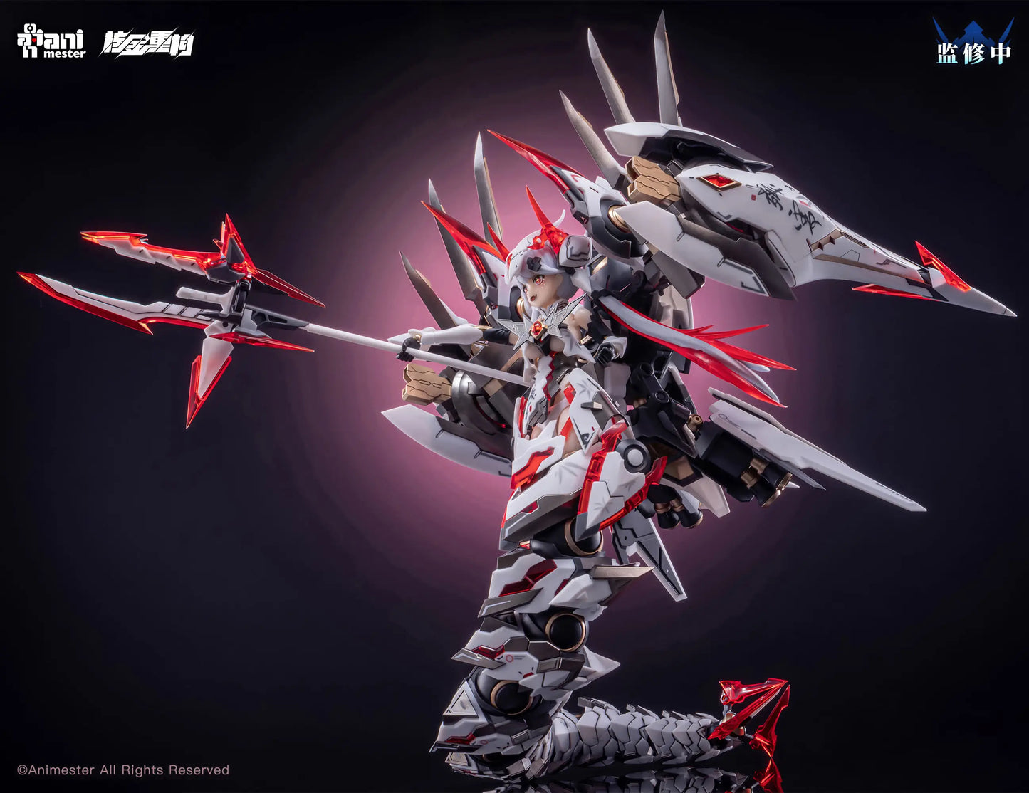 PRE ORDER – 1/12 NUCLEAR GOLD RECONSTRUCTION POLARIS STAR WHITE ARTICULATED PLASTIC MODEL KIT