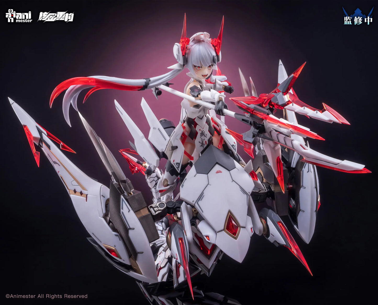 PRE ORDER – 1/12 NUCLEAR GOLD RECONSTRUCTION POLARIS STAR WHITE ARTICULATED PLASTIC MODEL KIT