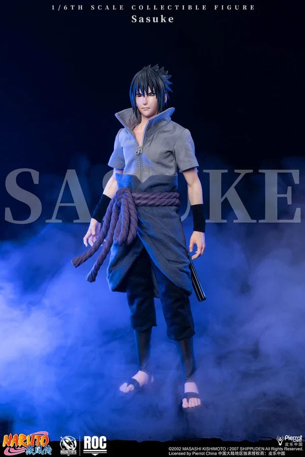 PRE ORDER – ROCKETTOYS ROC-018 1/6 NARUTO SHIPPUDEN - SASUKE UCHIHA DELUXE VERSION