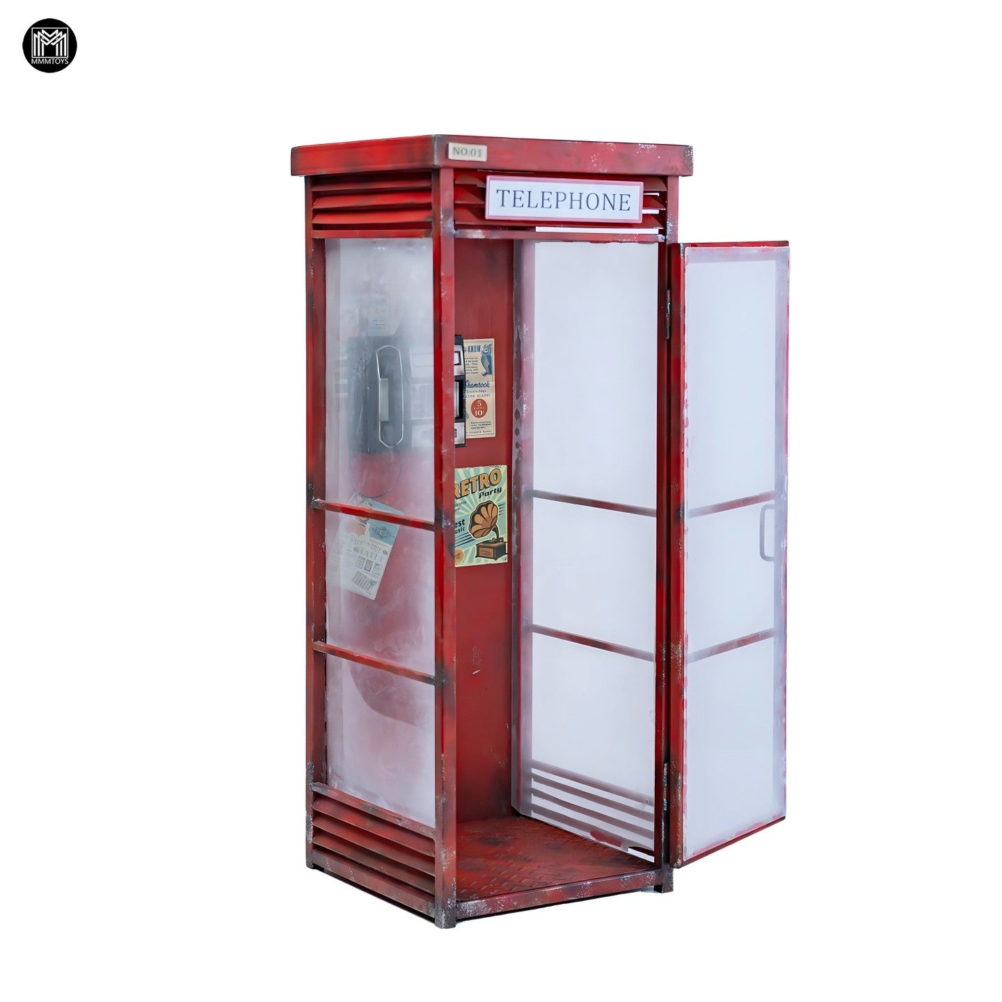 PRE ORDER – MMMTOYS 1/6 TELEPHONE BOOTH M2608