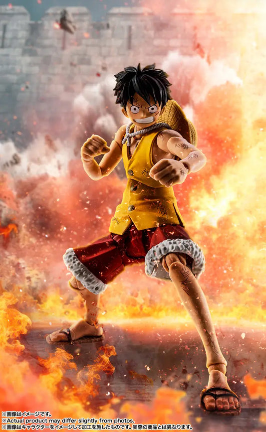 BACK ORDER – S.H.FIGUARTS ONE PIECE - MONKEY D LUFFY - SUMMIT WAR OF MARINEFORD -