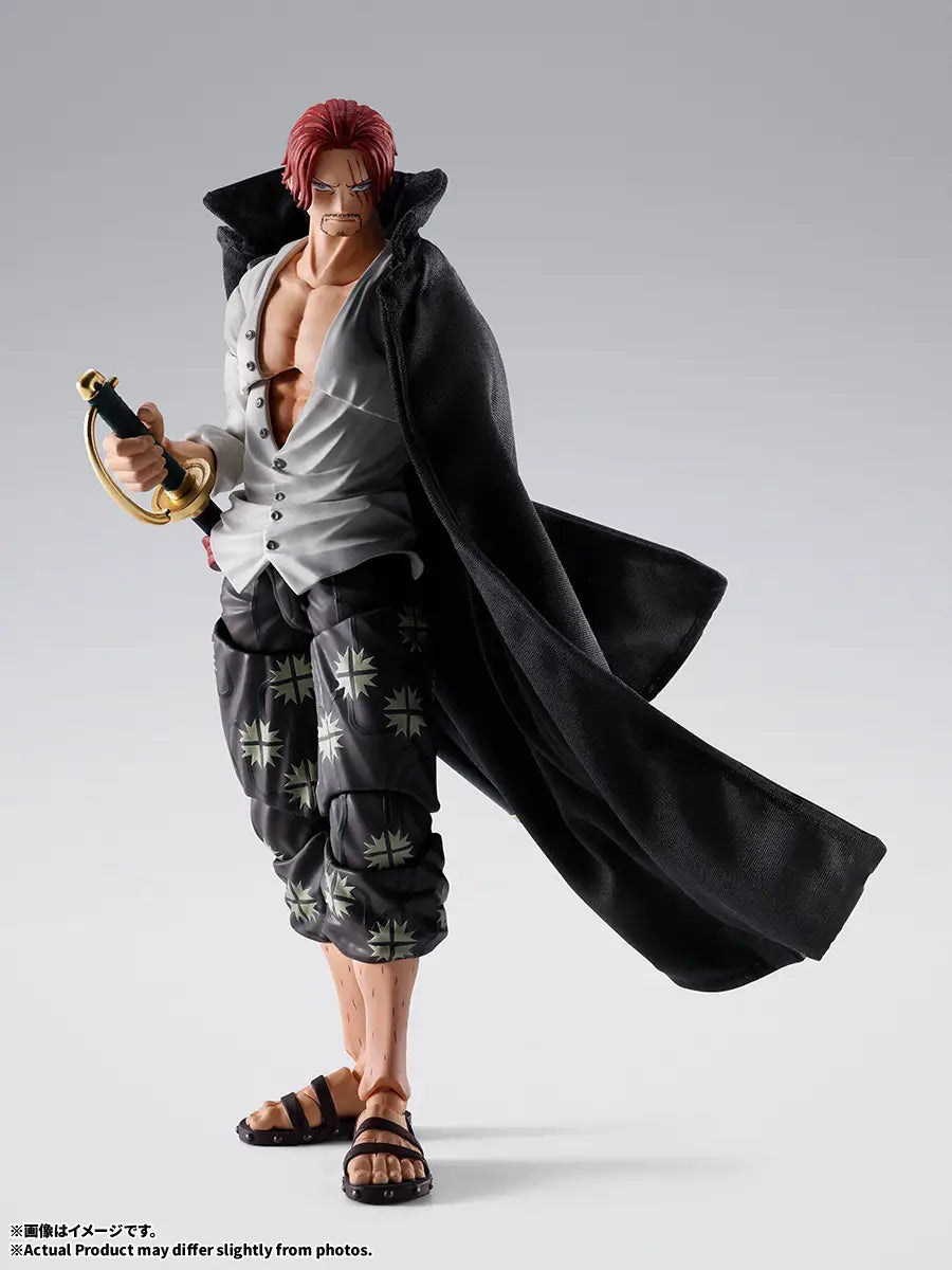 PRE ORDER – S.H.FIGUARTS ONE PIECE - SHANKS - MARINEFORD