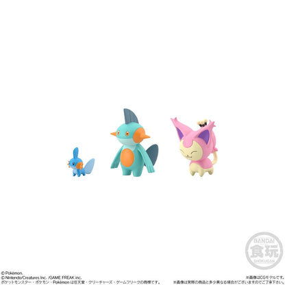 PRE ORDER – POKEMON SCALE WORLD HOENN REGION - MUDKIP & MARSHTOMP & SKITTY W/O GUM