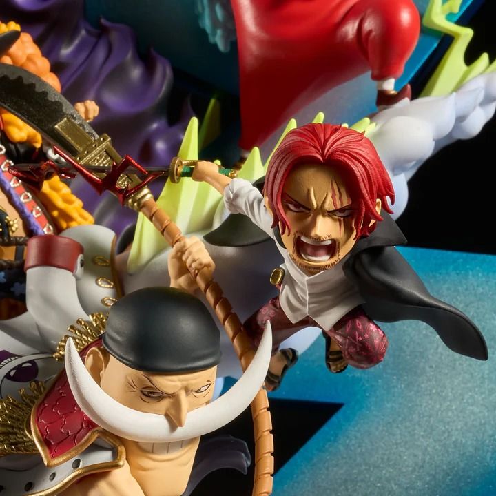 BACK ORDER – ONE PIECE WORLD COLLECTABLE FIGURE PREMUIM - OLD AND NEW FOUR EMPERORS