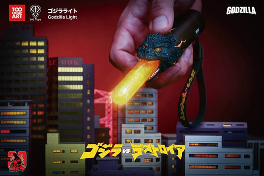 PRE ORDER – BID TOYS X TOO CHEAP ART BURNING GODZILLA SOUND & LIGHT FLASHLIGHT BID2511