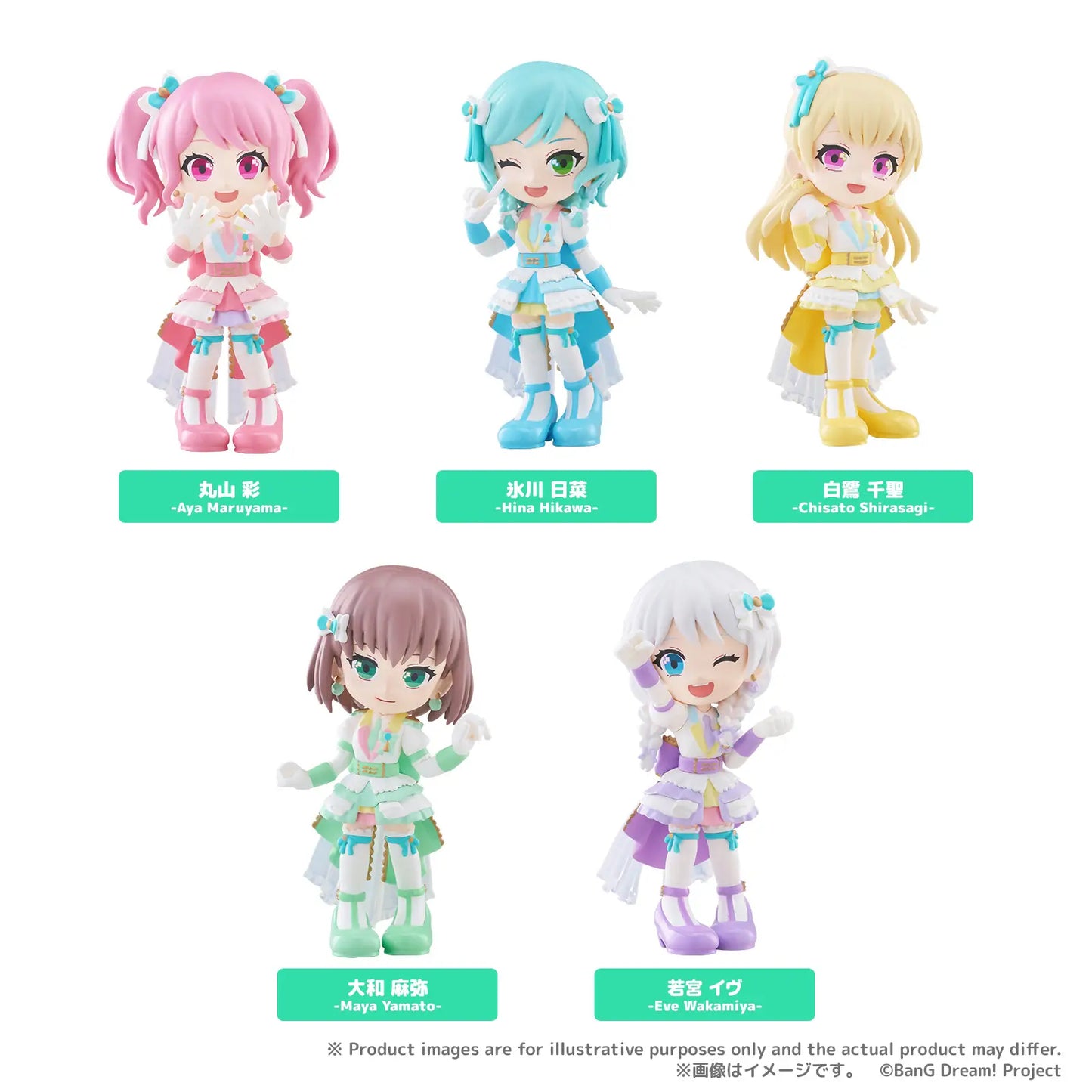PRE ORDER – PALVERSE BANG DREAM! PASTEL＊PALETTES (SET OF 6 FIGURES)