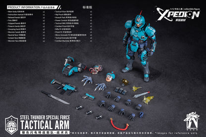 PRE ORDER – POWERSPOTOY 1/12 XPEDION STEEL THUNDER SPECIAL FORCE TACTICAL ARM STANDARD EDITION 6979182800286