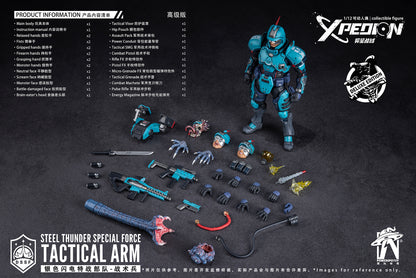 PRE ORDER – POWERSPOTOY 1/12 XPEDION STEEL THUNDER SPECIAL FORCE TACTICAL ARM DX EDITION 6979182809999