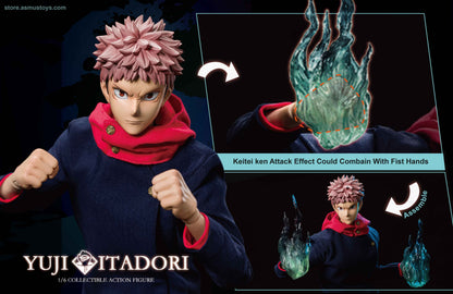 PRE ORDER – 1/6 JUJUTSU KAISEN YUJI ITADORI ACTION FIGURE REISSUE RERUN JJKS02A