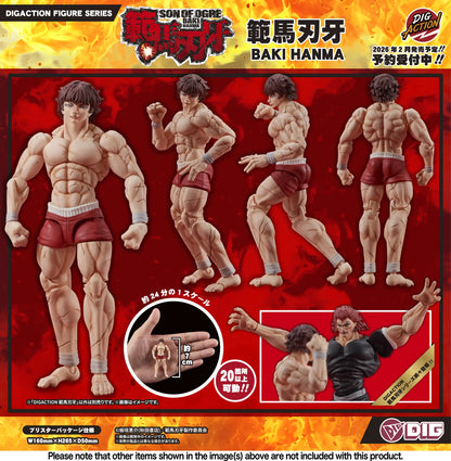 PRE ORDER – 1/24 DIGACTION BAKI HANMA - BAKI HANMA