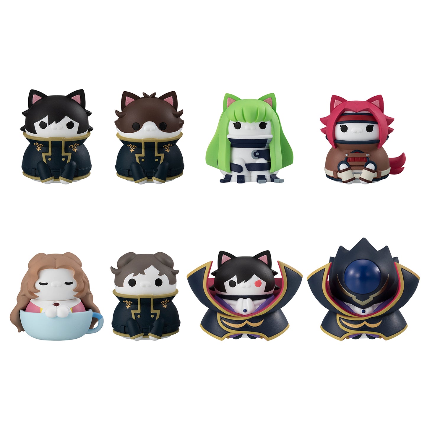 PRE ORDER – MEGA CAT PROJECT CODE GEASS LELOUCH OF THE REBELLION CODE GENYASS (BOX OF 8)