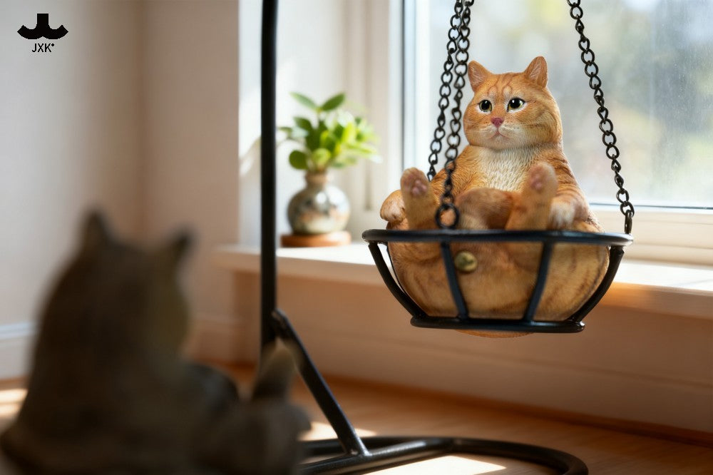 PRE ORDER – JXK HANGING BASKET CAT JXK326A