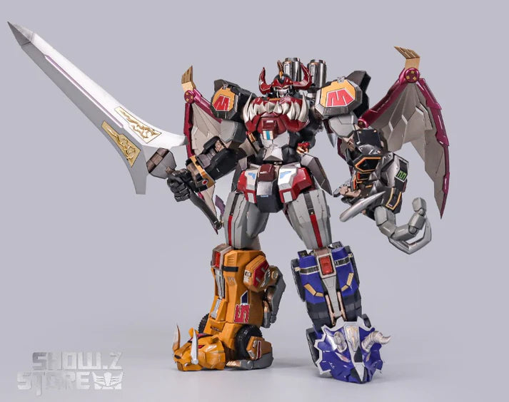 PRE ORDER – EXPLODING MODEL ZL-01 MYTHICAL BEAST COMBINED BLACK VERSION POWER RANGER MEGAZORD