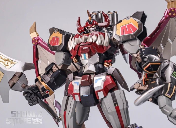 PRE ORDER – EXPLODING MODEL ZL-01 MYTHICAL BEAST COMBINED BLACK VERSION POWER RANGER MEGAZORD