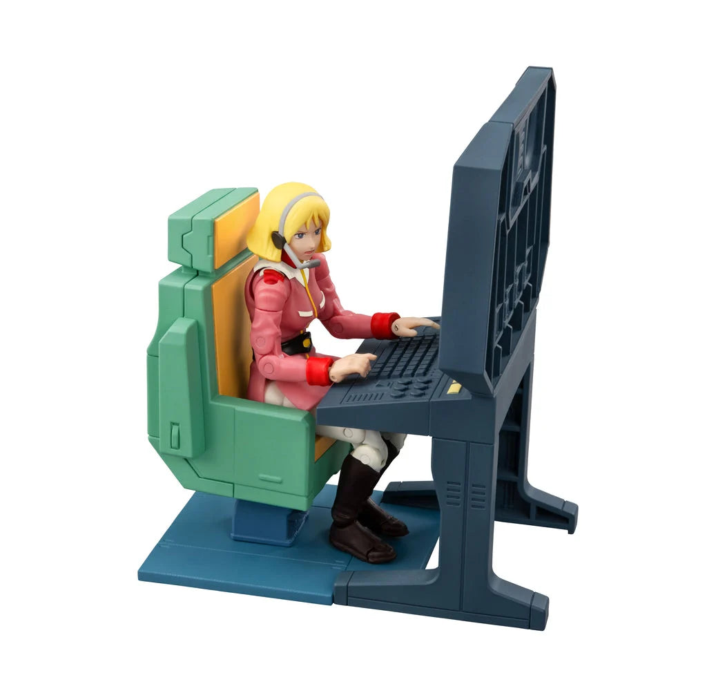 BACK ORDER – G.M.G. COLLECTION EX MOBILE SUIT GUNDAM - WHITE BASE BRIDGE RADIO OPERATOR DESK SET (WITH GIFT)