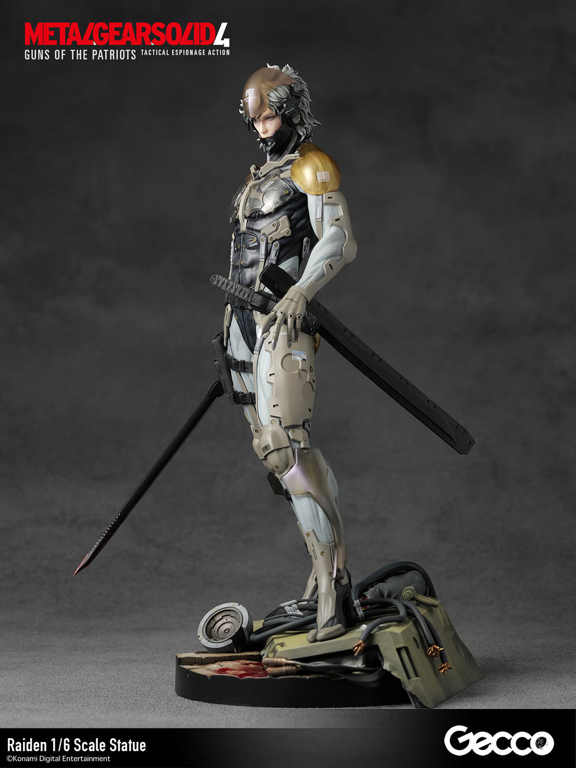 BACK ORDER – 1/6 METAL GEAR SOLID 4 GUNS OF THE PATRIOTS, RAIDEN SCALE STATUE