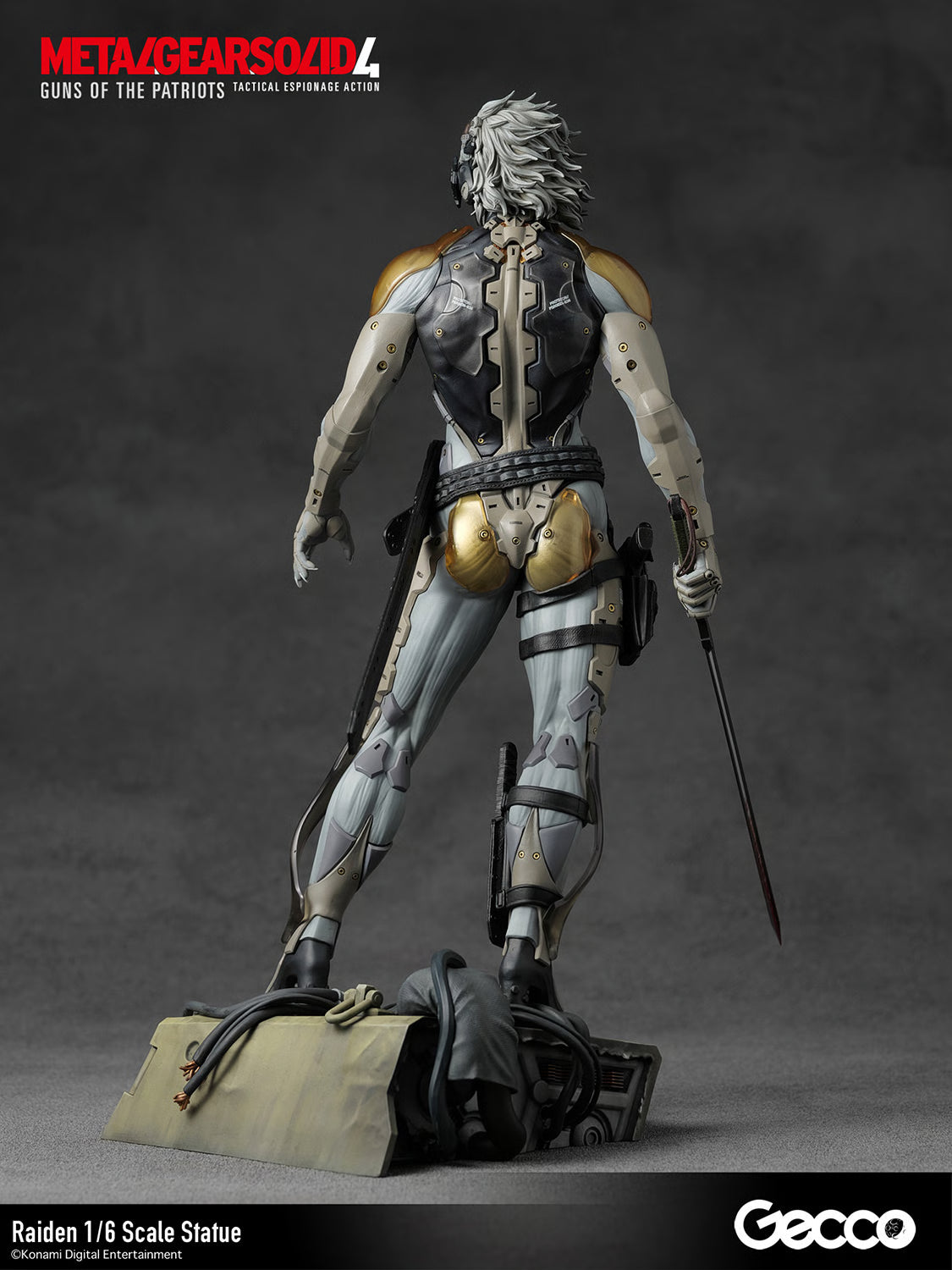 BACK ORDER – 1/6 METAL GEAR SOLID 4 GUNS OF THE PATRIOTS, RAIDEN SCALE STATUE