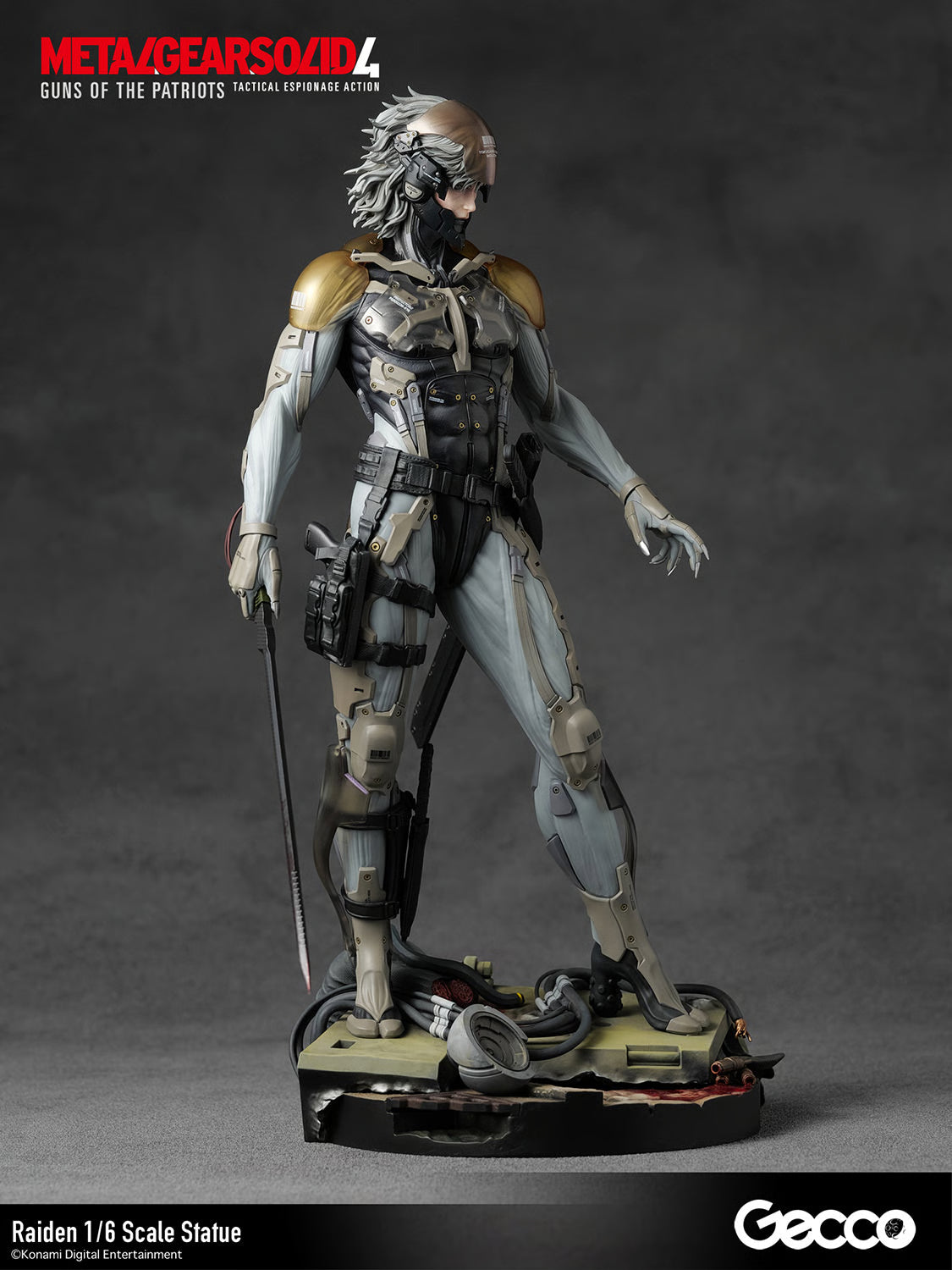 BACK ORDER – 1/6 METAL GEAR SOLID 4 GUNS OF THE PATRIOTS, RAIDEN SCALE STATUE