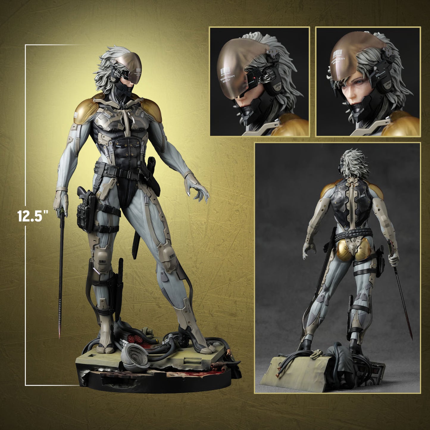 BACK ORDER – 1/6 METAL GEAR SOLID 4 GUNS OF THE PATRIOTS, RAIDEN SCALE STATUE