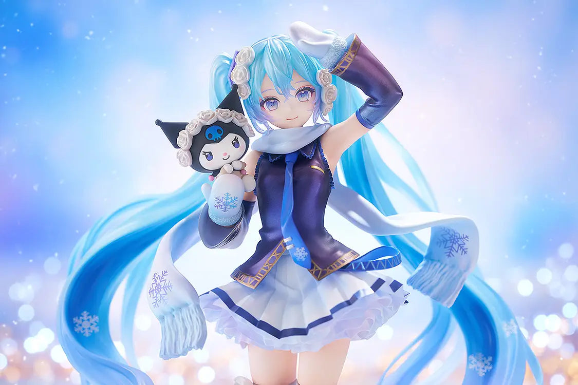 PRE ORDER – 1/7 SNOW MIKU X KUROMI