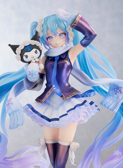 PRE ORDER – 1/7 SNOW MIKU X KUROMI