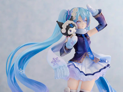 PRE ORDER – 1/7 SNOW MIKU X KUROMI