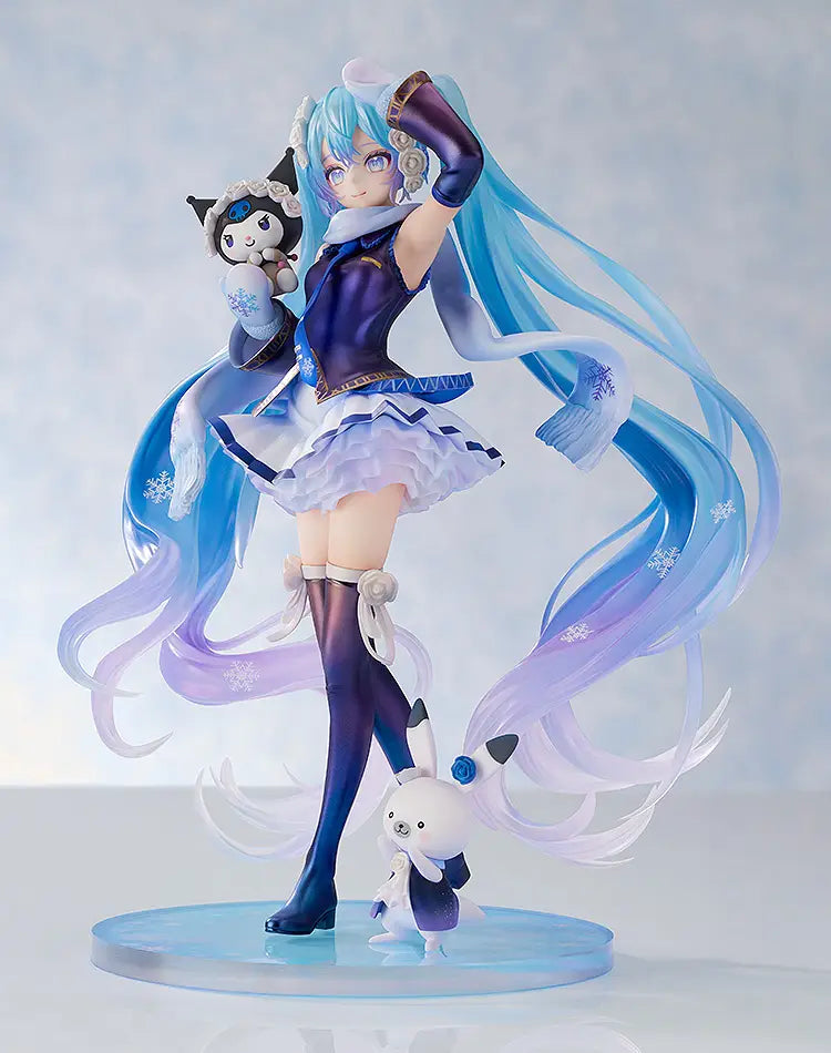 PRE ORDER – 1/7 SNOW MIKU X KUROMI
