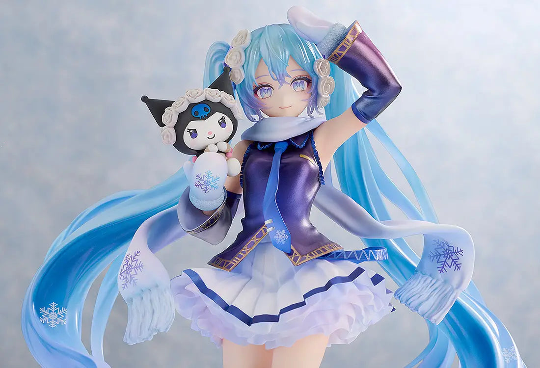 PRE ORDER – 1/7 SNOW MIKU X KUROMI