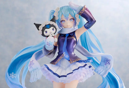 PRE ORDER – 1/7 SNOW MIKU X KUROMI