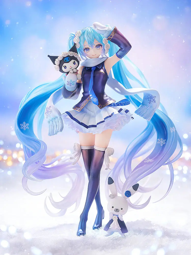 PRE ORDER – 1/7 SNOW MIKU X KUROMI