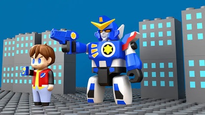 PRE ORDER – BRICKROID THE BRAVE FIGHTER OF LEGEND DA-GARN - DA-GARN & SEIJI TAKASUGI SET