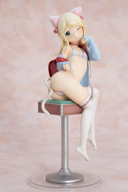 PRE ORDER – [18+] 1/7 HATSUKOI RIBBON - YUU WHITE CAT VER.